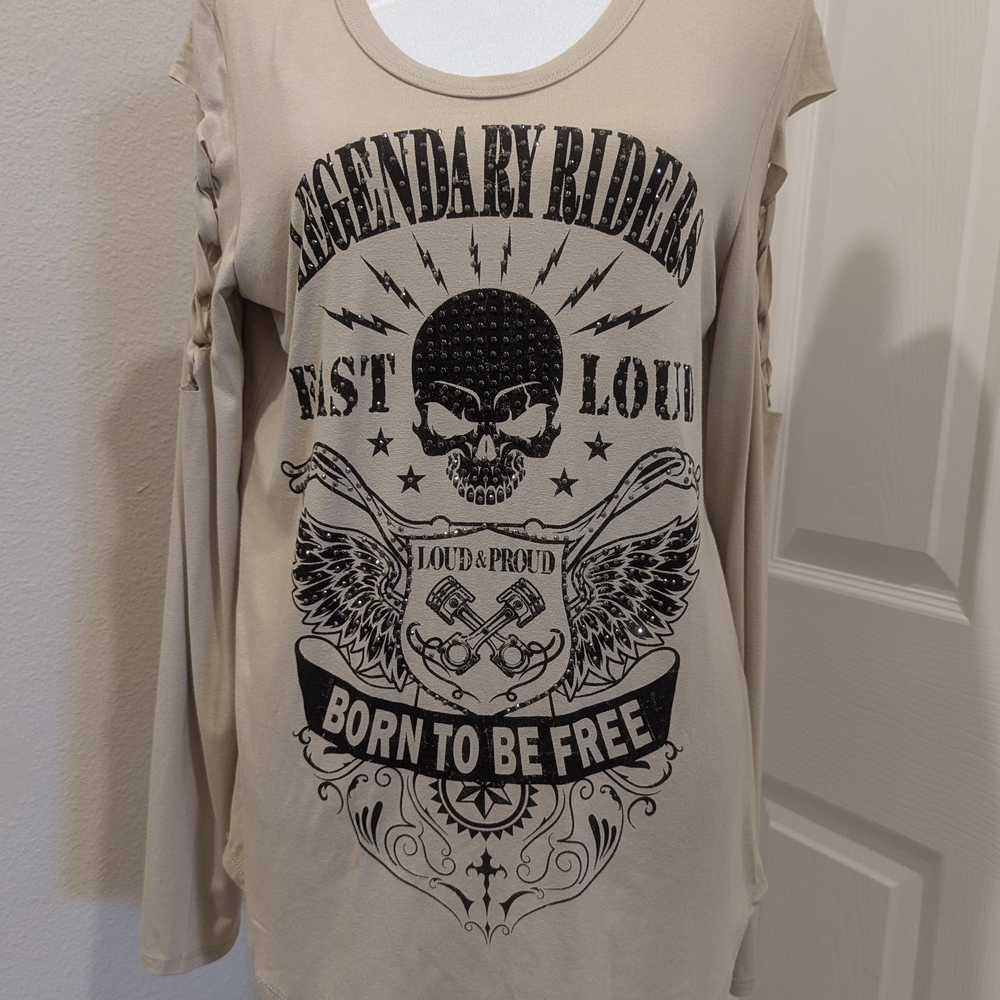 Baddie Graphic Long Sleeve Top